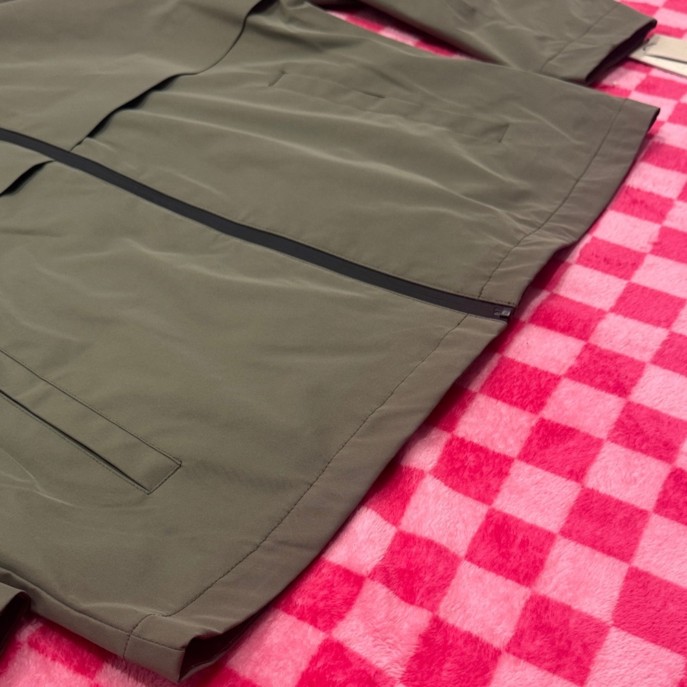 Dockers Olive Green Hooded Raincoat - Picture 4 of 8